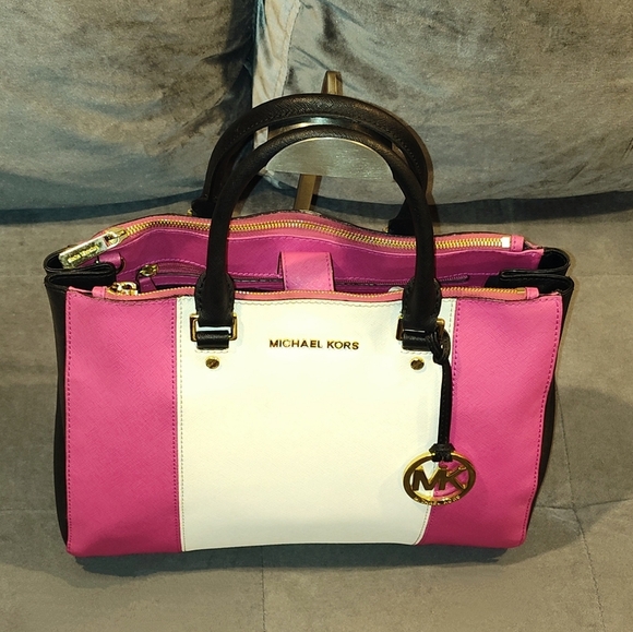 MICHAEL Michael Kors Sutton Large Center Stripe Dressy Tote - Picture 3 of 14